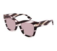 GG1082S 002 Woman Sunglasses Acetate Havana Pink Cat Eye