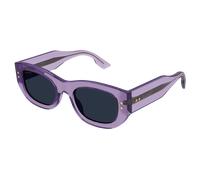 GG1215S 003 Woman Sunglasses Acetate Violet Blue Squared Normal