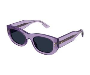 GG1215S 003 Woman Sunglasses Acetate Violet Blue Squared Normal