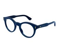 GG1266O 002 Man Optical frames Plastic Blue Round