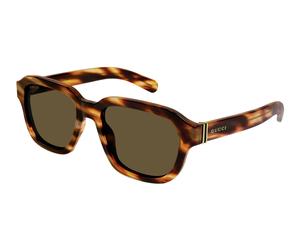 GG1508S 002 Man Sunglasses Acetate Havana Brown Squared