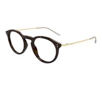 GG1710O 002 Man Optical frames Acetate Havana Transparent Round