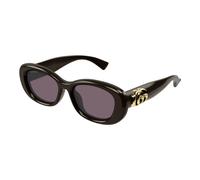 Gucci GG1829SK 004 Woman Sunglasses Injected Brown Violet Round