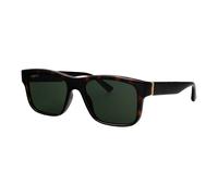 Gucci GG2085S 002 Man Sunglasses Injected Havana Green Squared