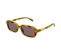 Gucci GG2152S 004 Woman Sunglasses Acetate Havana Red Squared