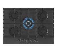 Hisense GG773B hob Black Built-in 75 cm Gas 5 zone(s)