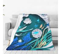ggasdvjj Super Soft Anti-Pilling Flannel Fleece Blue Fly Dragonfly Print Blanket,Multiple Sizes For Bed Couch Sofa,Plush & Warm.