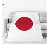 ggasdvjj Super Soft Anti-Pilling Flannel Fleece Japanese Flag Print Blanket,Multiple Sizes For Bed Couch Sofa,Plush & Warm.