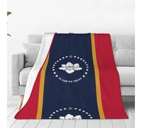 ggasdvjj Super Soft Anti-Pilling Flannel Fleece Mississippi State Flag Print Blanket,Multiple Sizes For Bed Couch Sofa,Plush & Warm.