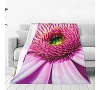 ggasdvjj Super Soft Anti-Pilling Flannel Fleece Pink Flower Tropical Plant 1 Print Blanket,Multiple Sizes For Bed Couch Sofa,Plush & Warm.