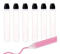 GGAUBAIFI 6Pcs Empty Paint Daubers Bottles Marker Bottle Handy Sponge Tip, Paint Dabbers Bottles Refillable Squeeze Bingo Daubers for Graffiti Art Wooden Boards Cloth Crafts Game Supplies, 40Ml