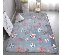 GGBOND Luminous Carpet Glow in the Dark Balls Rugs for kids, Short Plush Sponge Sandwich Soft Comfortable, 100x160cm