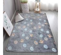 GGBOND Luminous Carpet Glow in the Dark Planet Rugs, Short Plush Sponge Sandwich Soft Comfortable, 80x160cm