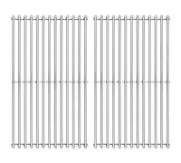 GGC 7637 Grill Grates for Weber Spirit E210 E-220 S210 S-220 Spirit 200&Spirit II 200 Series Gas Grills with Front Control Panel, 17.5" Stainless Steel Cooking Grid for Weber Spirit 200 Series