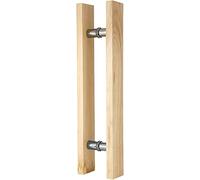 GGFFJ Sliding Door Handles, Modern Push Pull Bar Handle,Wooden Front,Home Sool Barn,Customizable Slide Hardware with Fittings(Style 2,100cm/39.3in)