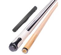 GGGG Pool Cue,58-Inch 18-21 Ounces Maple Pool Cue Stick Billiard Room Accessories,Grip Diameter 32.5mm,for Nine Ball/White/Rod Box