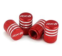 GGGggHai 4 Pack Tyre Valve Caps for Mazda RX-8,Tyres Dust Leak-Proof Car Protection Accessories,C