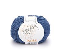 GGH Tavira | Thick cotton for knitting and crochet - suitable as pot flap yarn - 50g ball | Colour 037 - Weiches Indigo