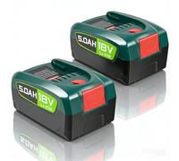 GGiking 2 Pack 18V 5000mAh Replacement Battery for Bosch 18V PBA | PSB PSR/Gardena PBA/GLORIA Wagner Rapid, Lithium-Ion for 18V Power Tools Garden Tools (Not for Unlimited Cleaners)