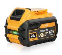 GGiking 9.0Ah 18V/54V Replacement for Dewalt Battery Large Capacity | Lithium-ion 9000mAh DCB609 DCB606 DCB547 DCB548- Compatible with Dewalt 18V 54V Power Tools Upgrade