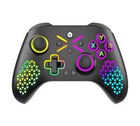 GGiking Wireless RGB Wireless Controller für Xbox Series X|S, Xbox One, PC, iOS/Android, mit Makro, Turbo, 2.4GHz Adapter, 1000mAh Akku, Dual-Vibration, 6-Achsen-Sensor, 3,5mm Audioanschluss