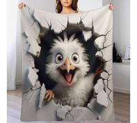 GGJJTT Bird Blanket Soft Plush Sofa Blanket, Flannel Blankets for Settees/Chairs/Bed - Lightweight, Warm, Cozy And Durable100×130cm