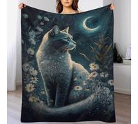 GGJJTT Cute Cat Blanket Ultra-soft Micro Fleece Blanket Soft And Warm Blanket Anti-pilling Throw Blanket For Adults & Kids 140×180cm