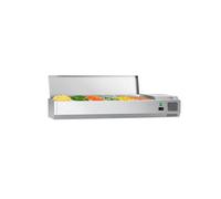GGM Gastro | AGG143END#07 | Refrigerated display case ECO - 1400x335mm - 6x GN 1/4