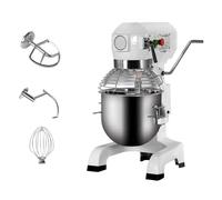GGM Gastro | PRMH10 | Planetary Mixer Machine - 10 liters - 450 Watt - incl. 3 Stirring attachments