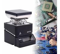 GGMWDSN Mini Heating Station, Mhp30 Mini Hot Plate Preheater Heating Station Soldering Iron Station, With Built-In Oled Display 60W 30X30Mm + Power Supply