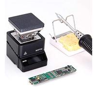 GGMWDSN Soldering Station, Mhp30 Mini Hot Plate Soldering Preheating Station Preheater Multi Intelligent Modes With Built-In Oled Display 60W 30X30Mm