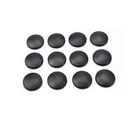 Ggnaxivs 12Pcs New Trim Stickers Practical Cover Car Interior Anti-Rust Cap Door Lock Screw Protector,Black