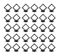 Ggnaxivs 30 Pcs 3D Floating Coin Display Frame Stand Storage Boxes for Jewelry Ring Earrings Coin Medals Challenge Medal Holder A
