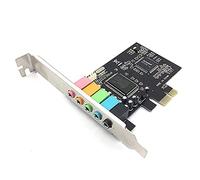 Ggnaxivs 5.1 Internal Sound Card for with Low Profile Bracket, 3D Stereo PCI-E, CMI8738 Chip 32/64 Bit Sound Card PCI