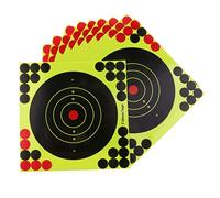 Ggnaxivs 50Pcs/Set Hunting Targets 8x8 Inch Self Adhesive Paper Reactive Splatter Targets Stickers