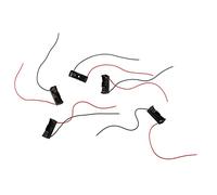 Ggnaxivs 5Pcs 23A/A23 Battery (12V) Clip Holder Box Case Black