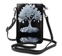 GGNKDL A big tree covered with frost printing Crossbody bag, mobile phone bag, women's small wallet, a practical gift suitable for going out, exercising, and shopping