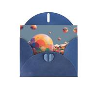 GGNKDL A Colorful Bubble World Prints Greeting Card - High-End Pearlescent Paper With Dazzling Sparkling Effect