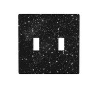 GGNKDL A dense cluster of stars printing Switch cover decorative wall panel suitable for residential and commercial areas 4.5x4.5 In