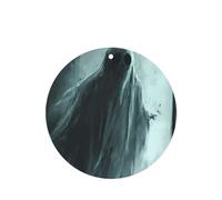 GGNKDL A terrifying ghost prints 6-piece Round Shape car air freshener with hanging type car accessories