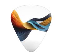 GGNKDL Abstract art Prints Guitar plectrum 12 pieces with three thickness plectrum combinations suitable for bass and ukulele