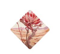 GGNKDL Abstract desert roses prints 6-piece Square car air freshener with hanging type car accessories
