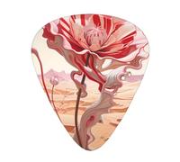 GGNKDL Abstract desert roses Prints Guitar plectrum 12 pieces with three thickness plectrum combinations suitable for bass and ukulele