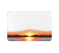 GGNKDL Anti Slip Floor mat Beautiful Sunset Printing for Indoor and Outdoor Door mats, Suitable for Bedroom and Bathroom entrances 16x24in
