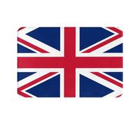 GGNKDL Anti Slip Floor mat British Flag Printing for Indoor and Outdoor Door mats, Suitable for Bedroom and Bathroom entrances 16x24in