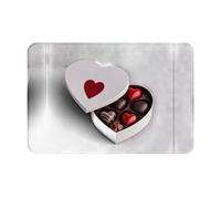 GGNKDL Anti Slip Floor mat Chocolate Gift Box Printing for Indoor and Outdoor Door mats, Suitable for Bedroom and Bathroom entrances 16x24in