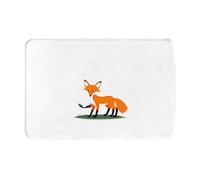 GGNKDL Anti Slip Floor mat Little Fox Stealing Eggs Printing for Indoor and Outdoor Door mats, Suitable for Bedroom and Bathroom entrances 16x24in