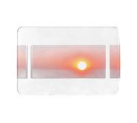 GGNKDL Anti Slip Floor mat The Afternoon Sunset Printing for Indoor and Outdoor Door mats, Suitable for Bedroom and Bathroom entrances 16x24in
