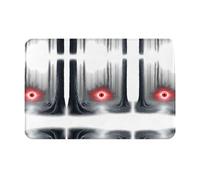 GGNKDL Anti Slip Floor mat The Eye of Terror in The Forest Printing for Indoor and Outdoor Door mats, Suitable for Bedroom and Bathroom entrances 16x24in