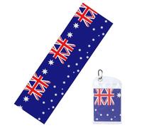 GGNKDL Australian Flag Printing Cool Sports ice Towels are Suitable for Indoor and Outdoor Sports and Exercise Activities